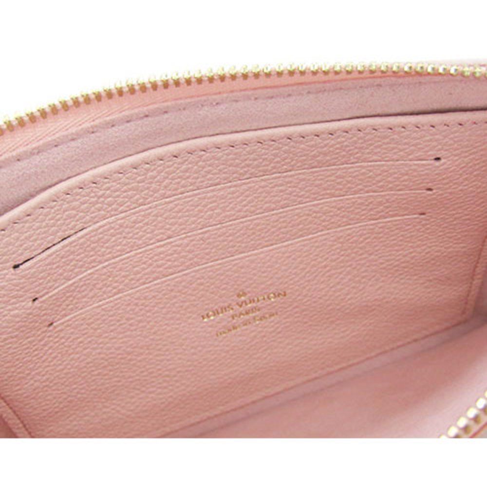 Bag Monogram Implant Pochette Double Zip Rose Candy Pink Shoulder Pouch Clutch - Picture 9 of 9